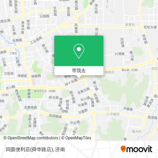 同圆便利店(舜华路店)地图