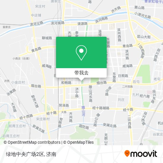 绿地中央广场2区地图