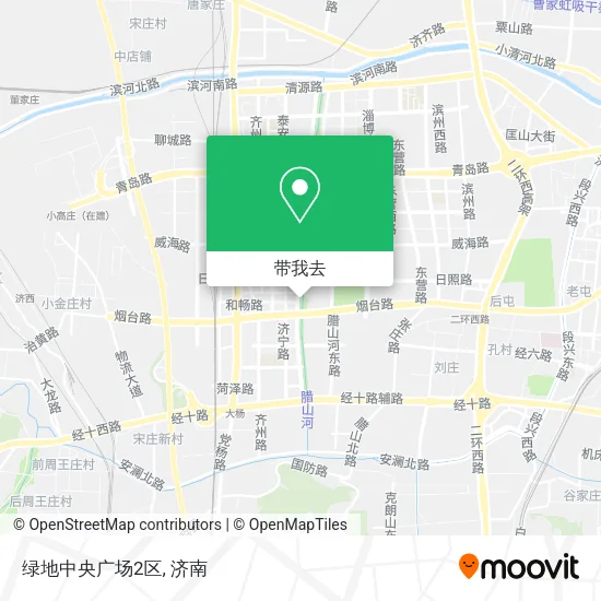 绿地中央广场2区地图