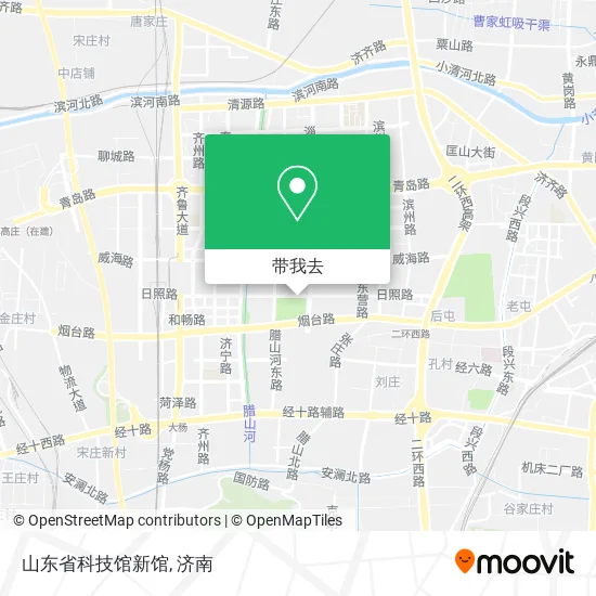 山东省科技馆新馆地图