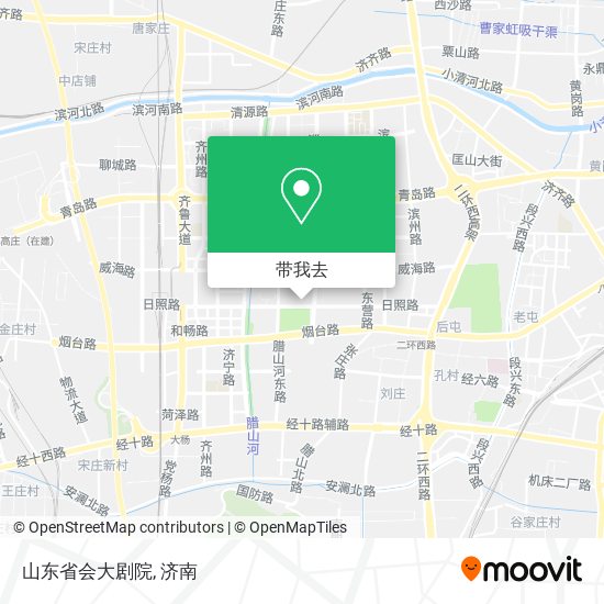 山东省会大剧院地图