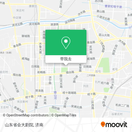 山东省会大剧院地图