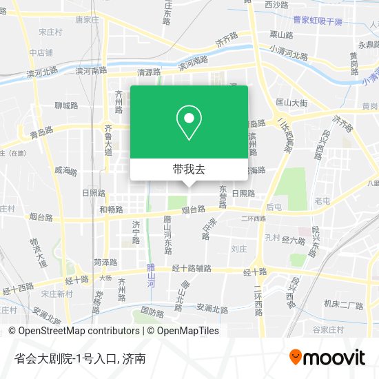 省会大剧院-1号入口地图
