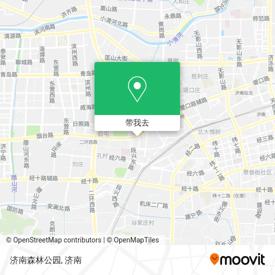 济南森林公园地图