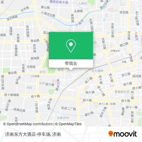 济南东方大酒店-停车场地图