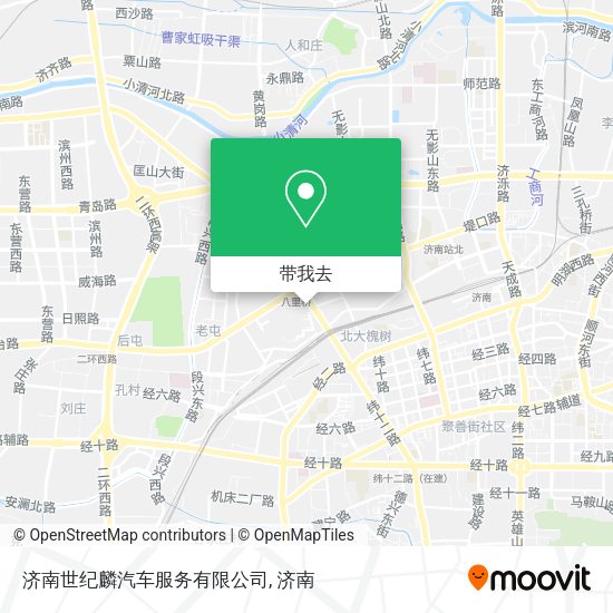 济南世纪麟汽车服务有限公司地图