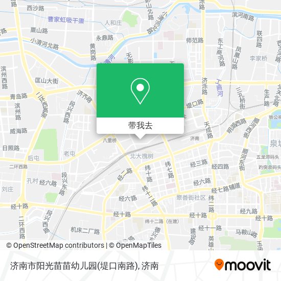 济南市阳光苗苗幼儿园(堤口南路)地图