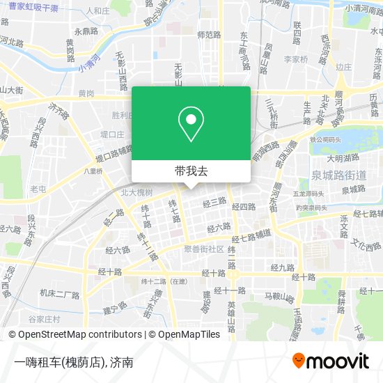 一嗨租车(槐荫店)地图