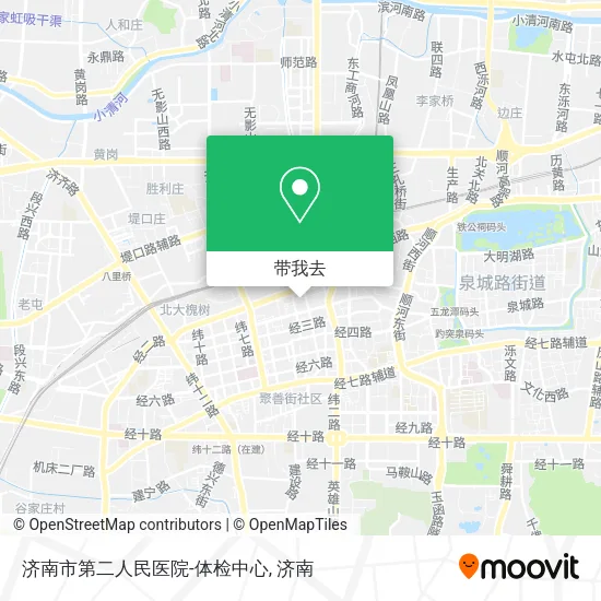 济南市第二人民医院-体检中心地图