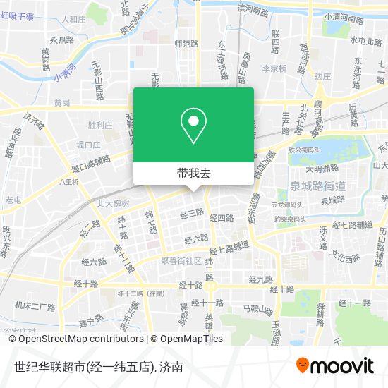 世纪华联超市(经一纬五店)地图