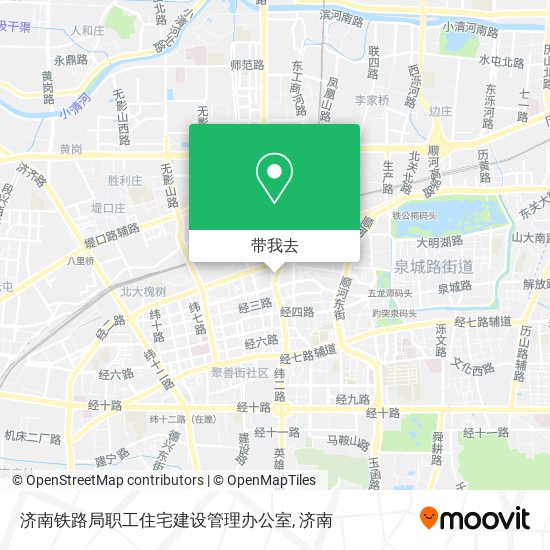 济南铁路局职工住宅建设管理办公室地图