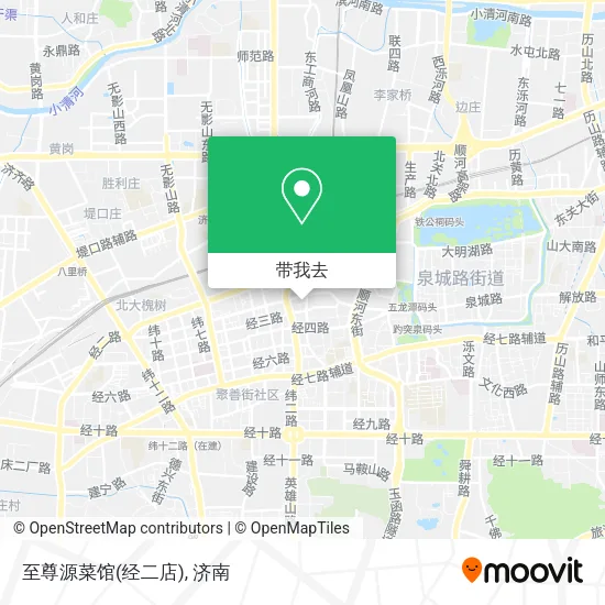 至尊源菜馆(经二店)地图