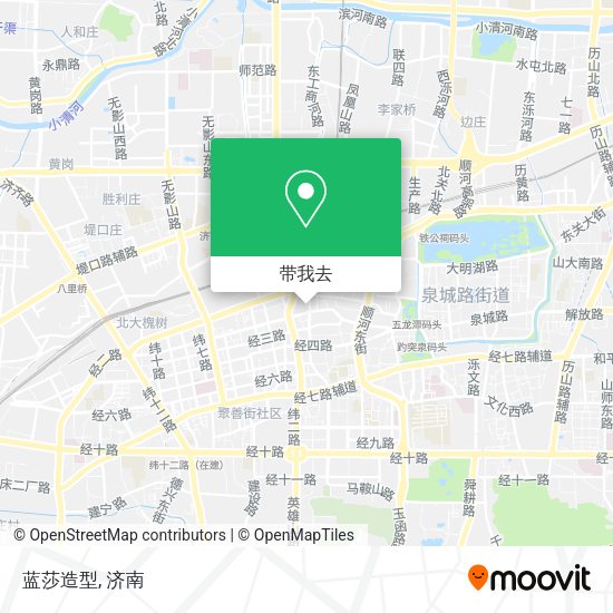 蓝莎造型地图