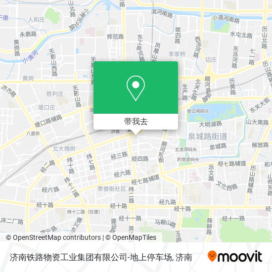 济南铁路物资工业集团有限公司-地上停车场地图