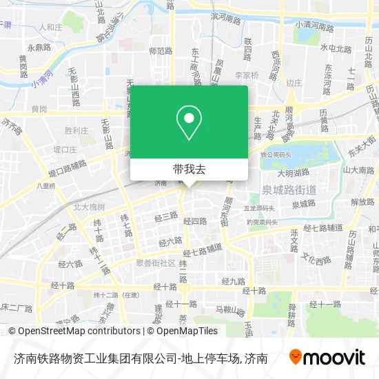 济南铁路物资工业集团有限公司-地上停车场地图