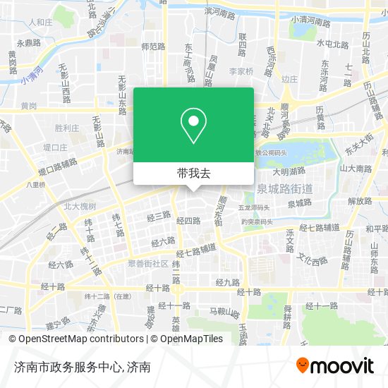 济南市政务服务中心地图