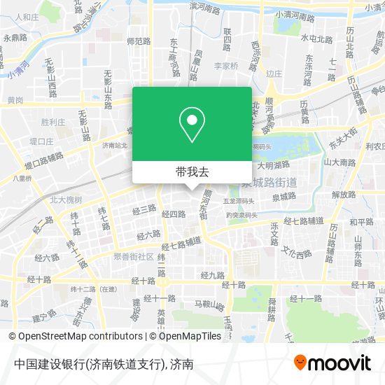 中国建设银行(济南铁道支行)地图