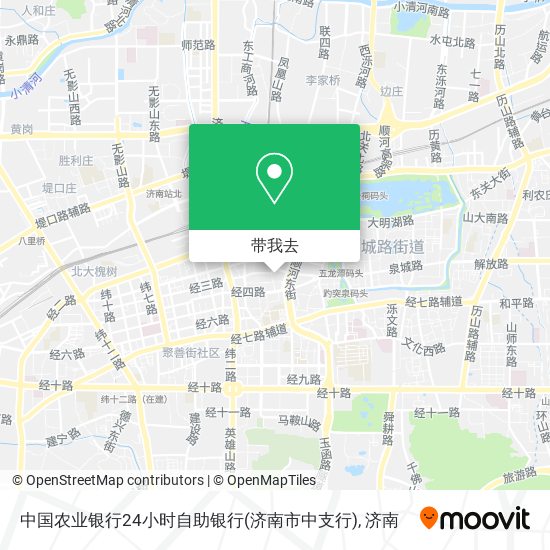 中国农业银行24小时自助银行(济南市中支行)地图