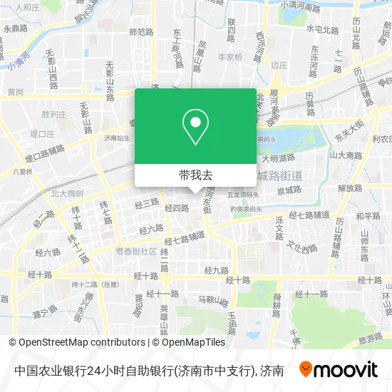 中国农业银行24小时自助银行(济南市中支行)地图