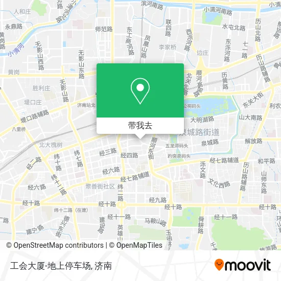 工会大厦-地上停车场地图