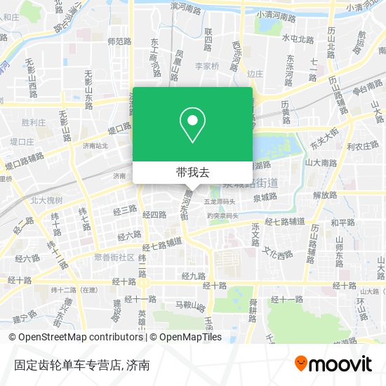 固定齿轮单车专营店地图