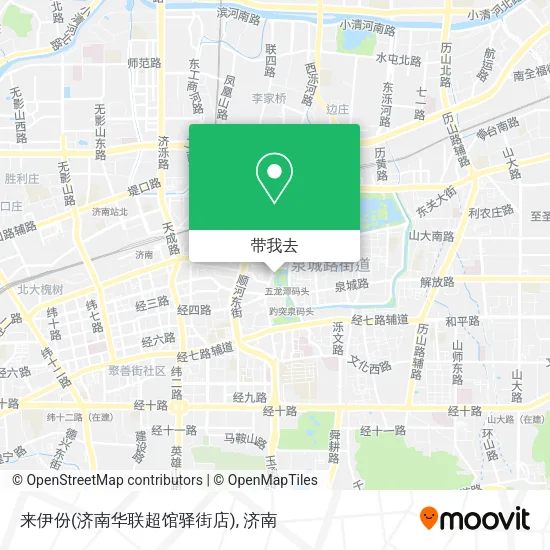 来伊份(济南华联超馆驿街店)地图