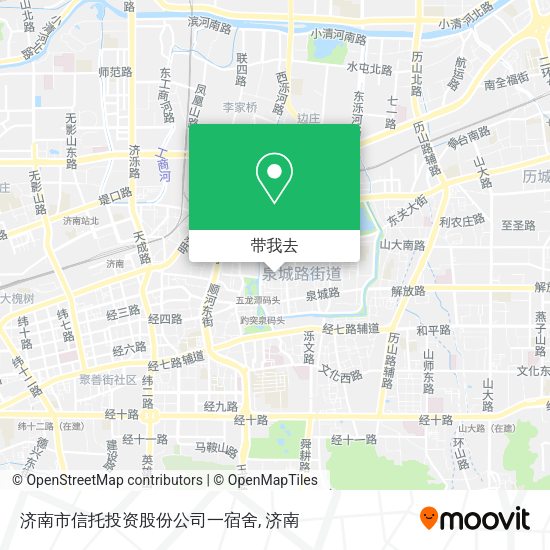 济南市信托投资股份公司一宿舍地图