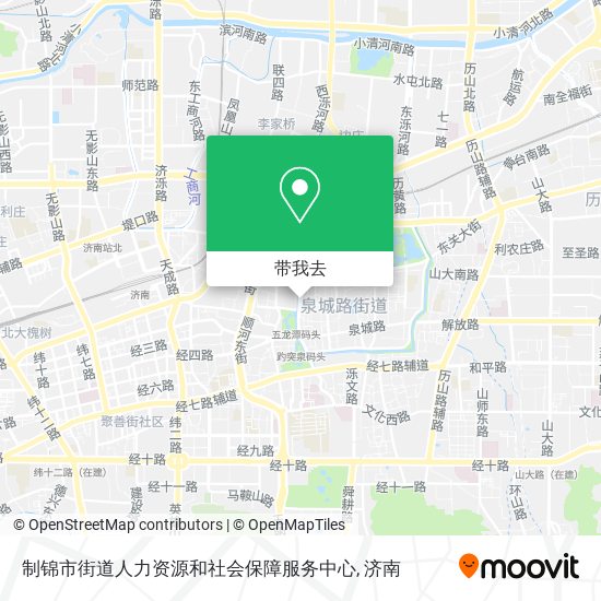 制锦市街道人力资源和社会保障服务中心地图