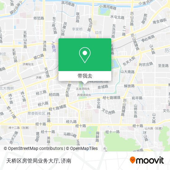 天桥区房管局业务大厅地图