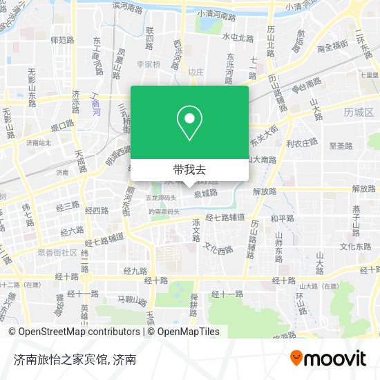 济南旅怡之家宾馆地图