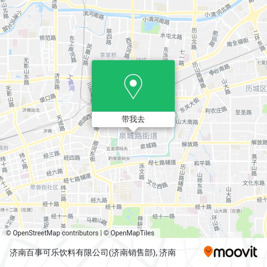 济南百事可乐饮料有限公司(济南销售部)地图