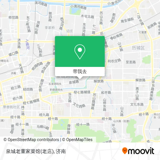 泉城老董家菜馆(老店)地图