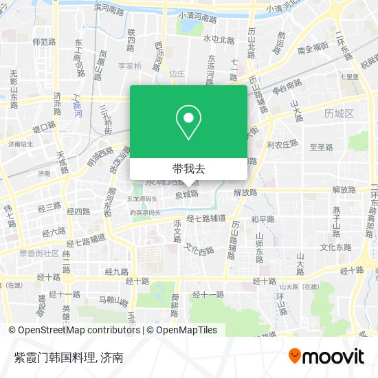 紫霞门韩国料理地图