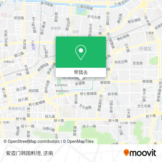 紫霞门韩国料理地图