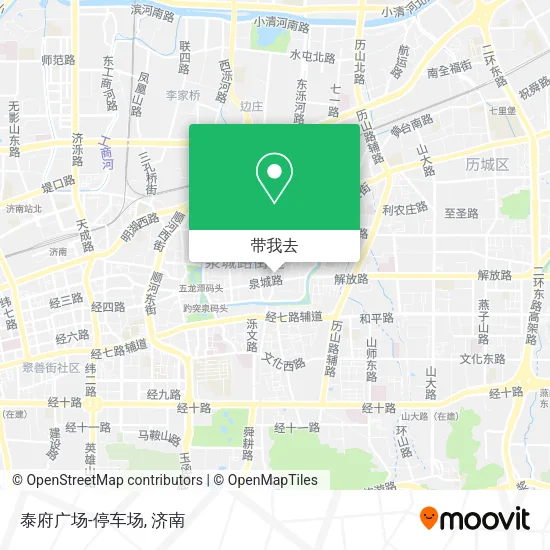 泰府广场-停车场地图
