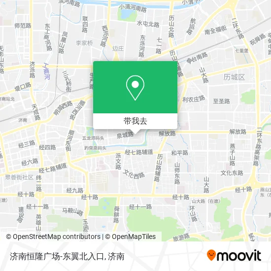 济南恒隆广场-东翼北入口地图