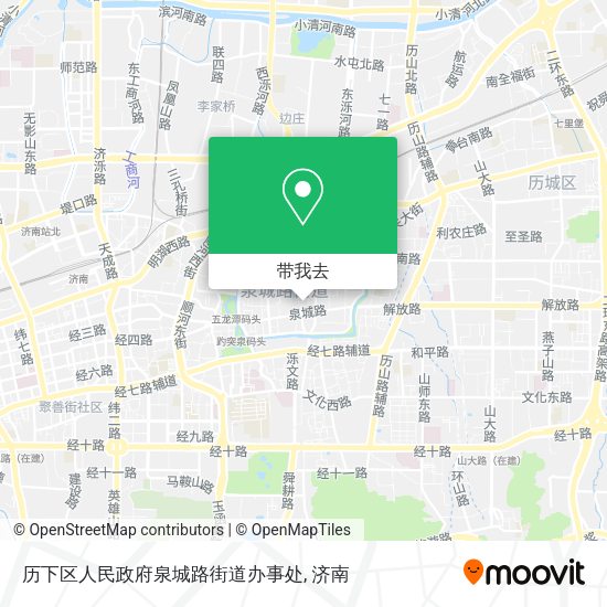 历下区人民政府泉城路街道办事处地图