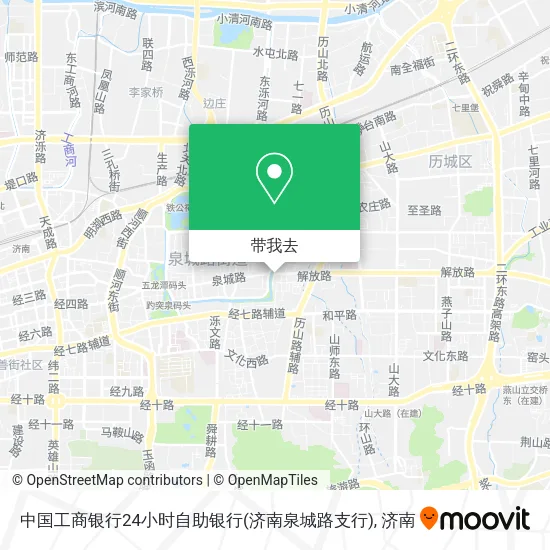 中国工商银行24小时自助银行(济南泉城路支行)地图