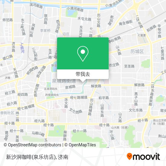 新沙洞咖啡(泉乐坊店)地图
