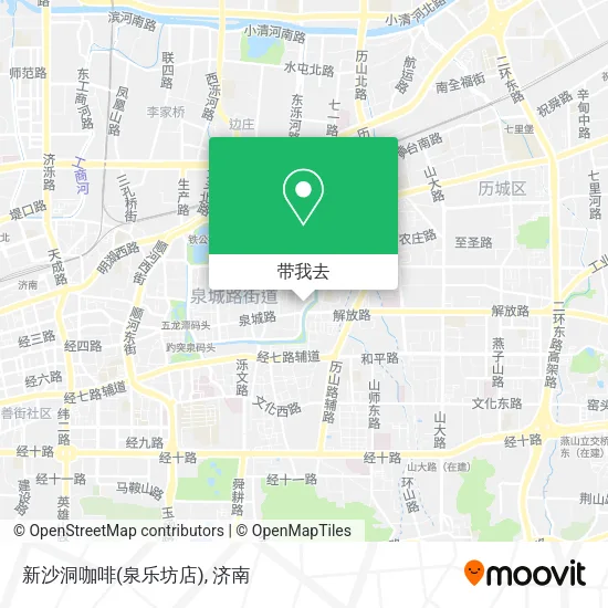 新沙洞咖啡(泉乐坊店)地图