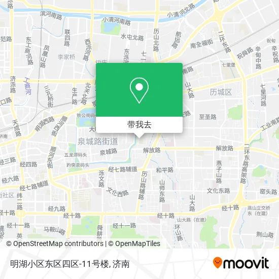 明湖小区东区四区-11号楼地图