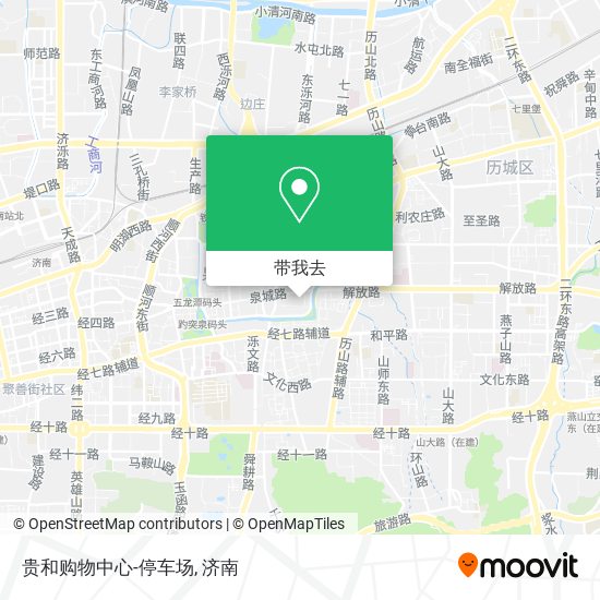 贵和购物中心-停车场地图