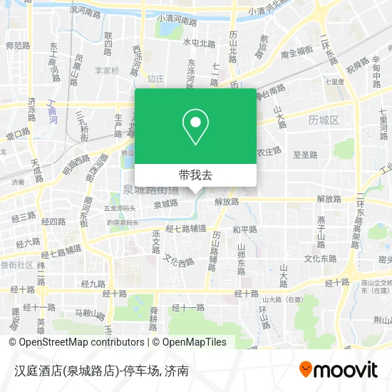 汉庭酒店(泉城路店)-停车场地图