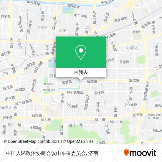 中国人民政治协商会议山东省委员会地图