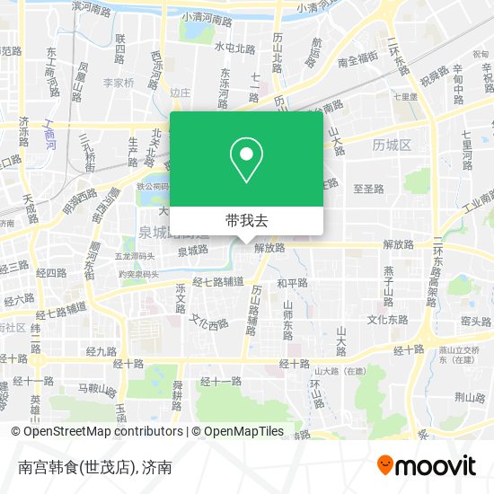 南宫韩食(世茂店)地图