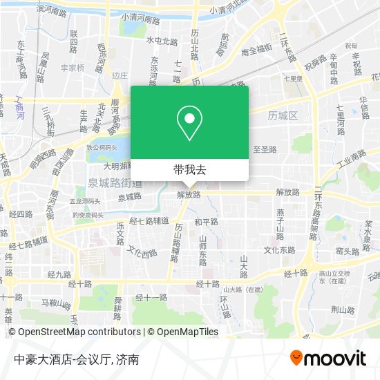 中豪大酒店-会议厅地图