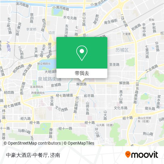 中豪大酒店-中餐厅地图