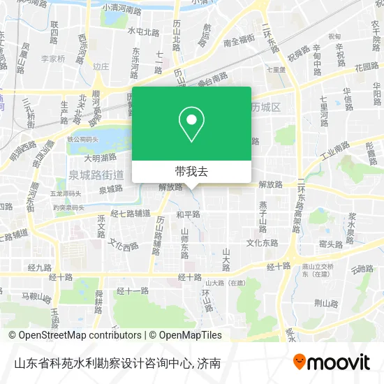 山东省科苑水利勘察设计咨询中心地图