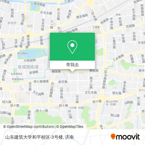 山东建筑大学和平校区-3号楼地图