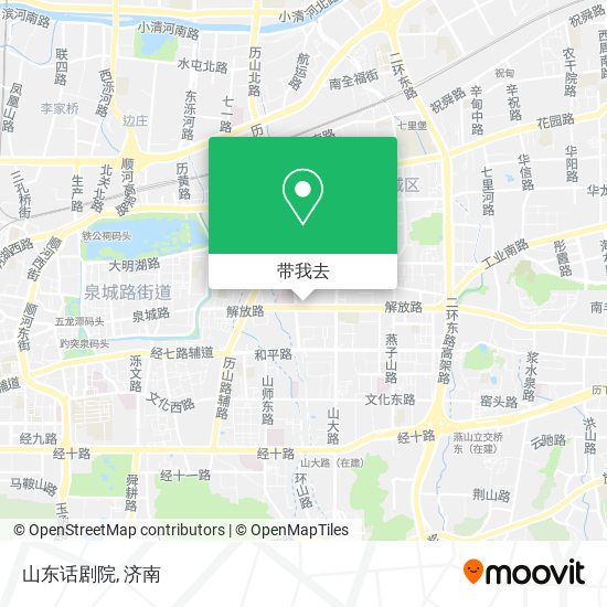 山东话剧院地图